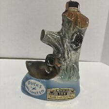 1975 Jim Beam Ducks Unlimited Wood Duck Whiskey Decanter -Vintage Bourbon picture