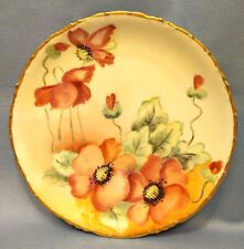 Rosenthal Versailles Plate with Hand Painted Poppies picture