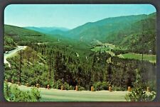 Coeur d' Alene ID Idaho Mining Region From Lookout Pass Missoula MT Postcard picture