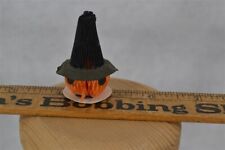 antique tiny homeycomb pumpkin head witch halloween deocration 2x1 in. original  picture