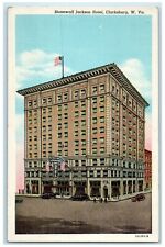c1930's Stonewall Jackson Hotel Building Clarksburg West Virginia WV Postcard picture
