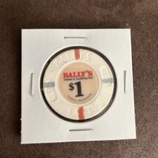 $1 BALLY'S SALOON & GAMBLING HALL  Casino Chip - Tunica, Mississippi MS Obsolete picture