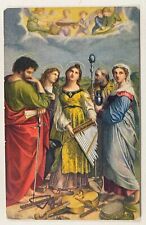 St. Cecelia (painting)/Vintage Postcard picture