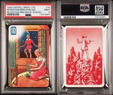 1939 CASTELL BROS. LTD. PETER PAN & MRS. DARLING RED BACK PSA 9 MINT picture