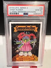 2018 Garbage Pail Kids 6b Janet Planet Classic Monster PSA 10 Gem Mint picture