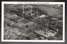 Zinc Smelter Plant Blackwell OK Chrome Postcard Not Posted EX-NM picture