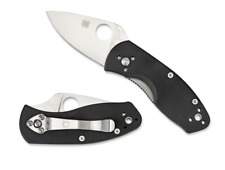 Spyderco Knives Ambitious Liner Lock Black G-10 Stainless C148GP Pocket Knife picture