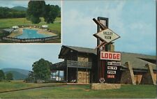 Valley View Lodge, Townsend, TN Tennessee VTG Postcard Smoky Mountains Pool View picture