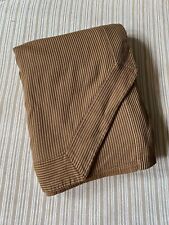 Vintage Between The Sheets Italian Bedspread, Beige Copper Stripe, Cotton, Queen picture