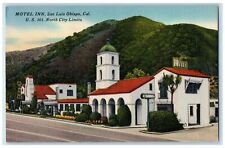 c1950 Motel Inn View Restaurant Roadside San Luis Obispo California CA Postcard picture