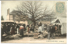 LA MOTTE-BEUVRON (41) - LE MARKET.CPA posted in 1905 and in great condition. picture