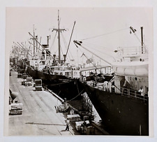 1960s Charleston South Carolina Docks Cargo Ships Transport Vintage Photo SC picture