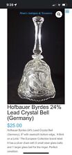 Vintage Hofbauer Byrdes German Crystal 8