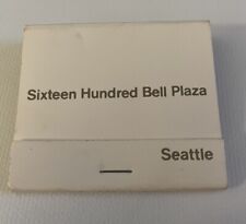 Vintage Pacific Northwest Bell Seattle WA . Large Matchbook Full Unstruck picture