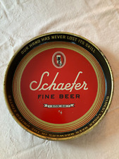 schaefer beer tray - 40s ver w/no maker mark - good display &  picture