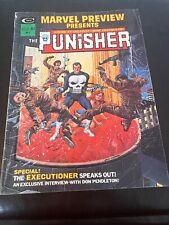 Marvel Preview Presents Punisher No. 2. 1st Dominic Fortune. Punisher Origin. picture