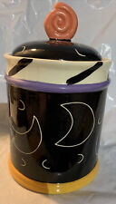 Vintage Post Modern Memphis Group Style Cookie Jar Canister Signed Robin Spear picture