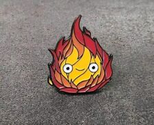 Calcifer 🔥Cute Howl's Moving Castle🔥 Collectible Enamel pin ❤Studio Ghibli picture