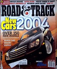 NEW CARS 2004 - ROAD & TRACK MAGAZINE, OCTOBER 2003 picture