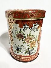 Vintage Tin Container Floral Design By Daher Long Island NY 11101 In England picture