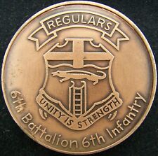 6th Battalion 6th Infantry Vintage Challenge Coin picture
