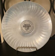 Vintage West Point Military Academy Pewter Decorative Plate picture