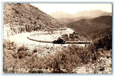c1910 Road Scene Cuesta De Mamulique Nuevo Leon Mexico RPPC Photo Postcard picture