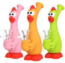 What The Cluck Silicone Water Pipe - 7