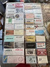 Vintage Lot of Approx 99 QSL SQL Cards Postcards Ham Radio - Amateur Radio picture