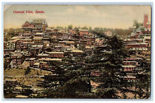 c1910 General View Houses Buildings in Simla India Antique Posted Postcard picture