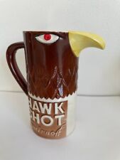 Vtg 1970 Hawk Shot Smirnoff Vodka Ceramic Bar Pitcher 5.25