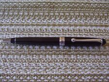 Aurora 88 Ballpoint Pen (Black & Silver, Parker Style, Working but w/ Flaw) picture