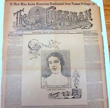 Best 1897 African-American display newspaper  1st NEGR0 GRADUATES VASSAR COLLEGE picture