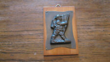 ANTIQUE  NICELY MOUNTED  CANDY MOLD  WORLD WAR l  DOUGHBOY picture