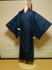 Men's Silk Kimono Japanese vintage Robe 132cm /1103 picture