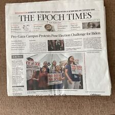 Lot of (2) The Epoch Times Newspapers (May8-14, 2024) (May 15-21, 2024) Pre-own picture