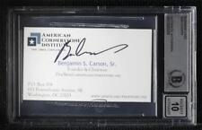 1900-Present Historical Authenticated Ben Carson BAS BGS Authentic Auto ow6 picture