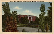Milligan College Tennessee Millford College Dormitory ~ linen postcard sku099 picture