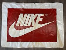 Vintage Nike Banner Store Display Sports Backstop Style Store Banner Vinyl Brand picture