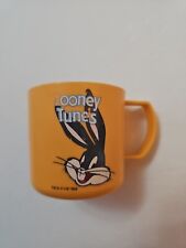 Vintage 1989 Warner Brothers Looney Tunes Childrens Plastic Mug - Bugs Cup picture