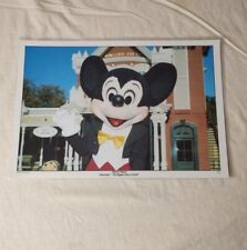 Vtg Walt Disney Productions Laminated Table Placemat Mickey Mouse Happiest Place picture
