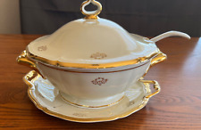 Rosenthal Bahnhof Selb Chippendale, Soup Tureen, Lid, Underplate and Ladle. picture