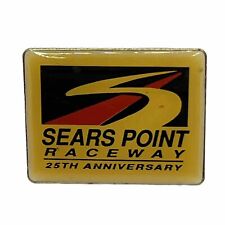 Sears Point Raceway 25 Years Sonoma CA Race Track Racing Enamel Lapel Hat Pin picture