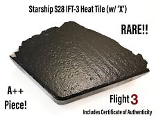SpaceX Starship S28 Flight 3 Thermal Heat Tile w/ ‘X’ & 28 IFT3 Patch  RARE picture