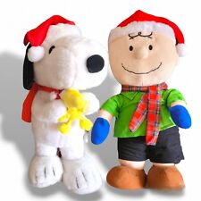 Plush Toy Charlie Brown Snoopy Woodstock Peanuts Gang Standing 23