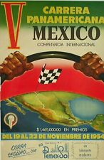 Pan American Rally/Race - Carrera Panamericana, Mexico 1954 Vintage Advertising  picture