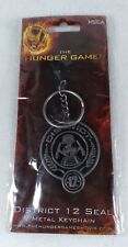 NECA The Hunger Games Official District 12 Seal Metal Keychain 2012 New picture