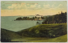 1914 Garthgannon Lodge OWL'S HEAD Rockland Maine Antique Postcard picture