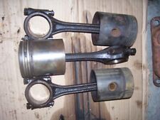 VINTAGE JI CASE  VAC  TRACTOR - 3  x ENGINE PISTONS & RODS- 1950 picture