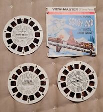 Vintage 1972 View-Master SCOOBY DOO 3 Reels B553 With Cover That’s Snow Ghost picture